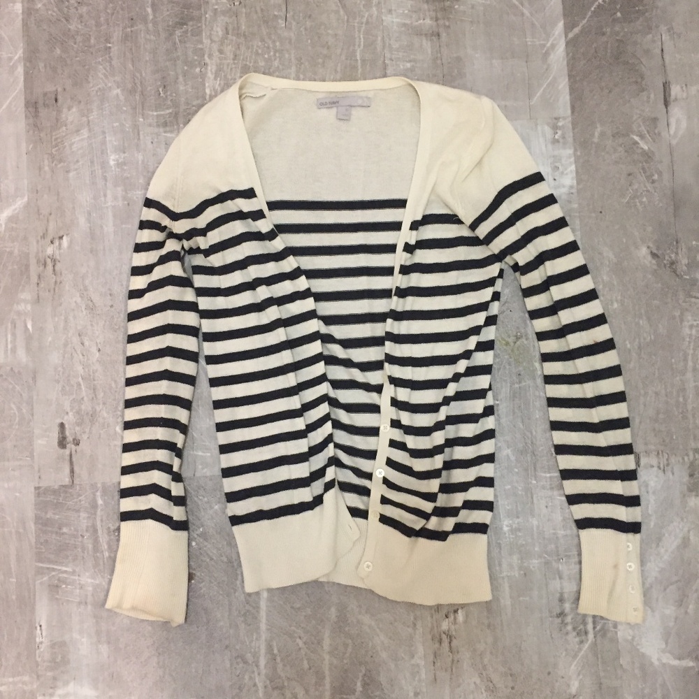 Old Navy Striped Cardigan